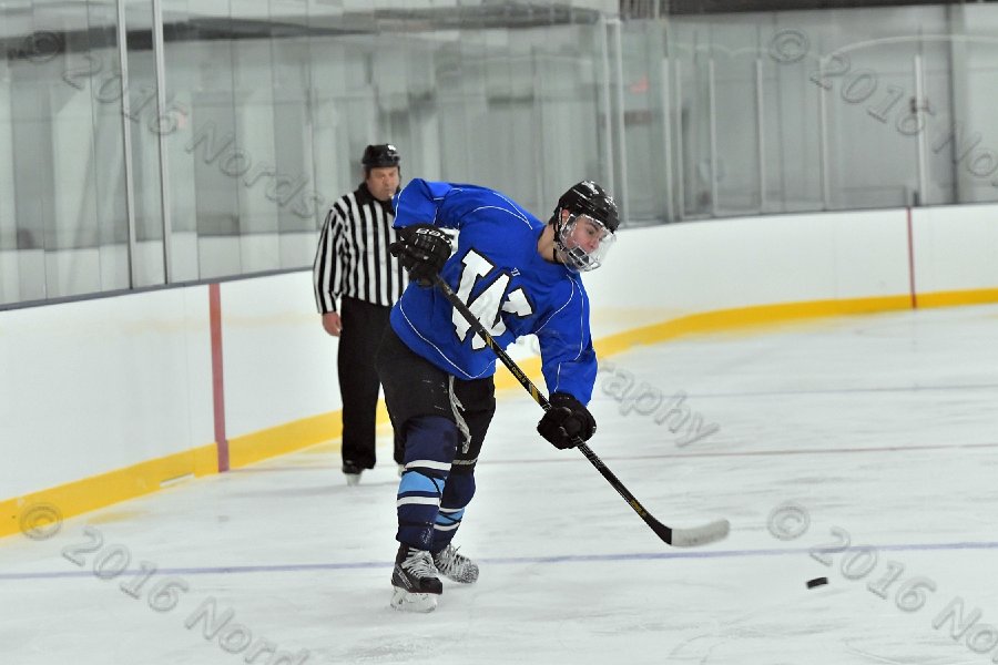 Wheaton College Men\'s Ice Hockey vs Middlesex Community College. - Photo By: KEITH NORDSTROM